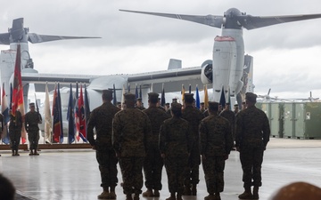 VMM-261 change of command ceremony