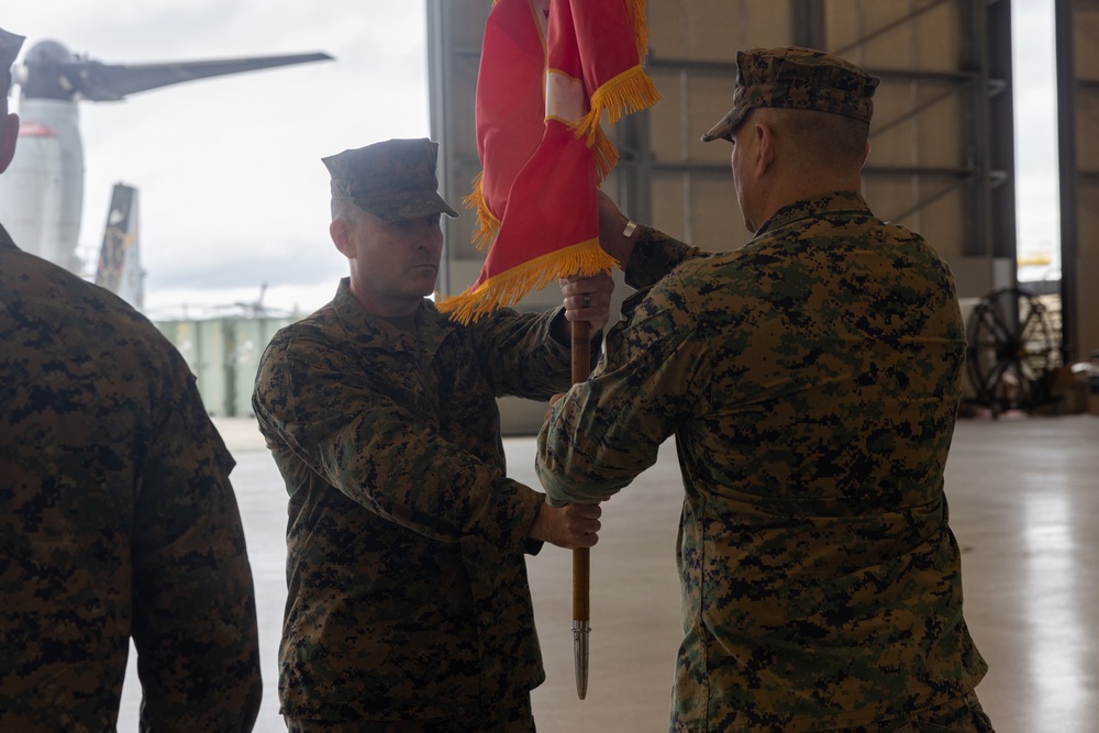 VMM-261 change of command ceremony