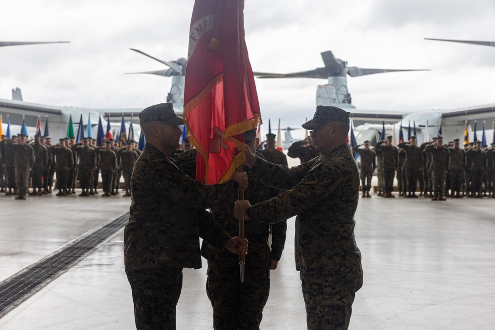 VMM-261 change of command ceremony