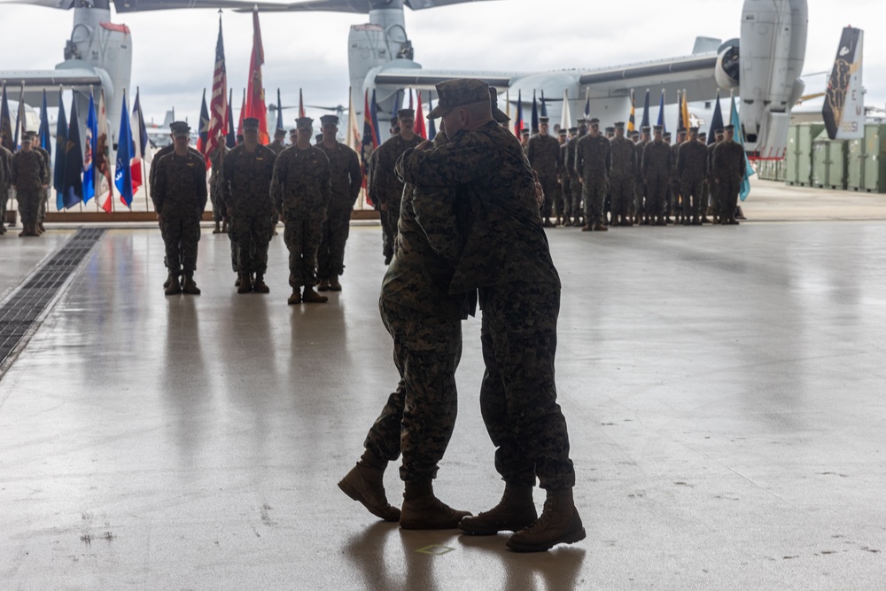 VMM-261 change of command ceremony