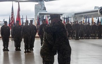 VMM-261 change of command ceremony