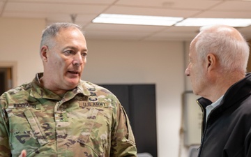 Major General Joseph Ricciardi meets Mayor of Aurora Colorado, Mike Coffman