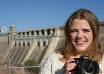 U.S. Army Fellow Sam Boyle Poses for Photo