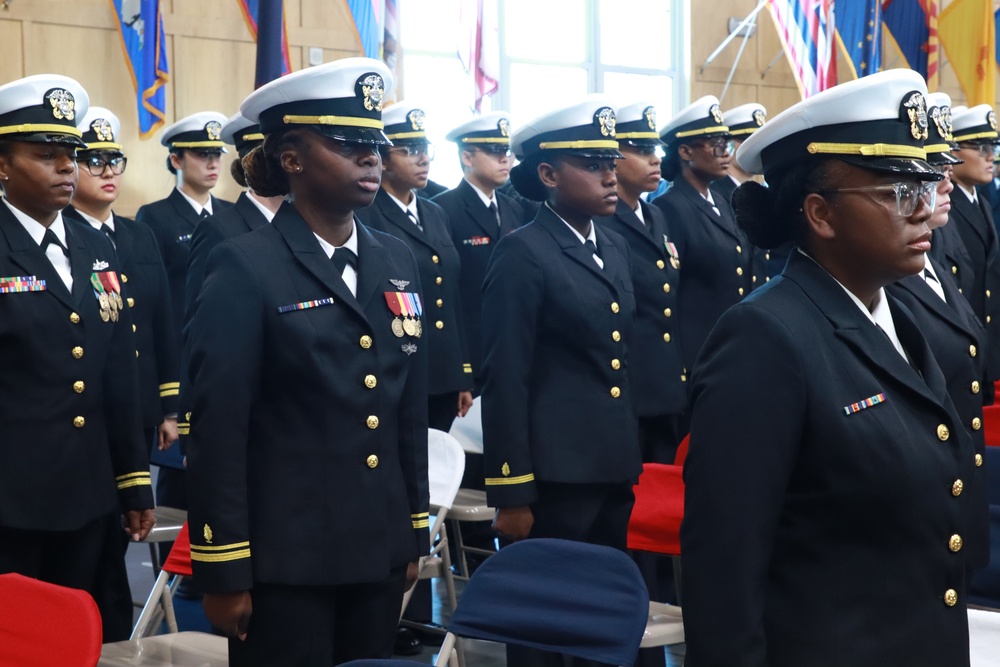 Graduation for Officer Development School (ODS) with Rear Admiral Jeffrey Czerewko, NETC