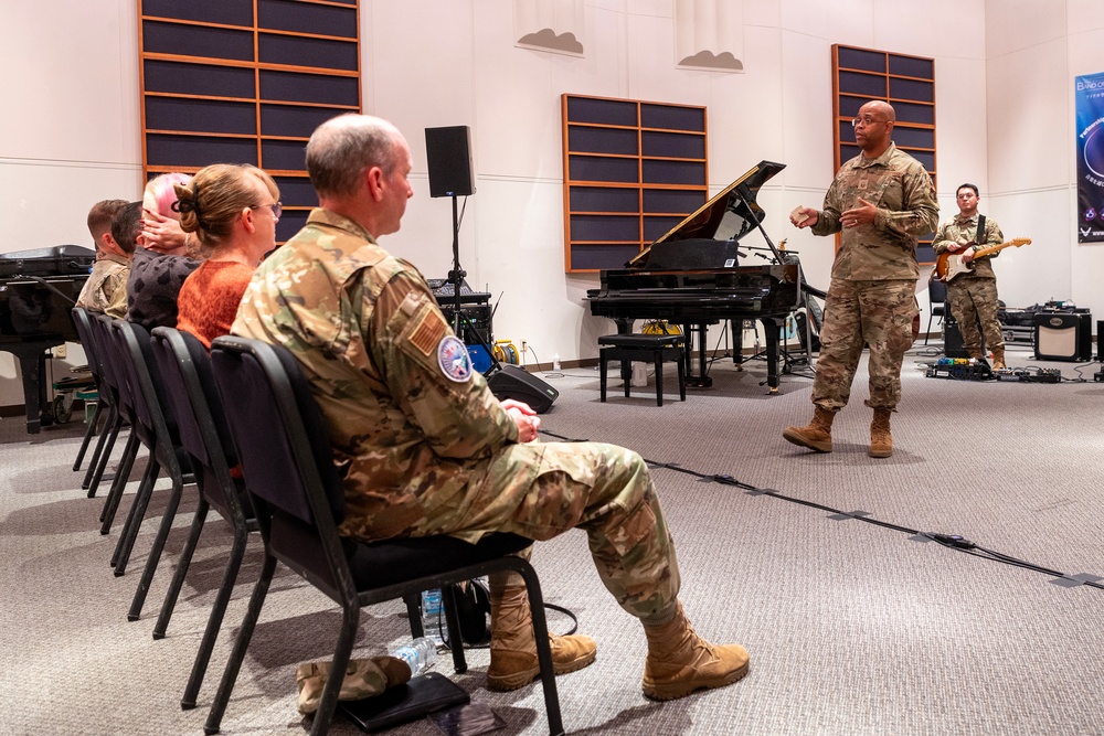 USFJ/5AF, 374 AW commanders visit Band of the Pacific-Asia