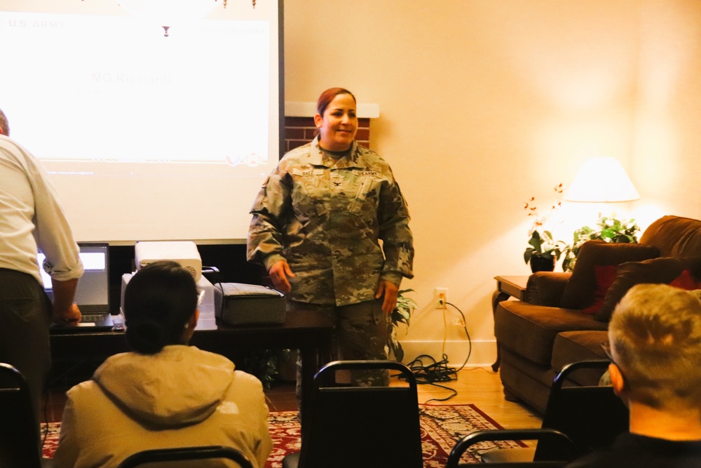 Fort McCoy holds November 2024 housing town hall meeting for installation residents