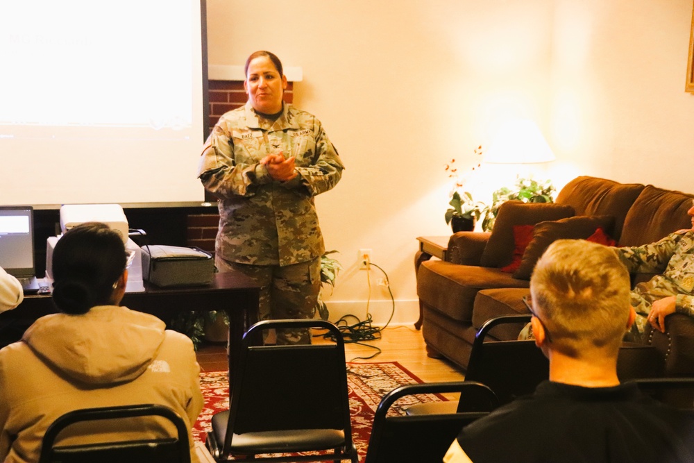 Fort McCoy holds November 2024 housing town hall meeting for installation residents