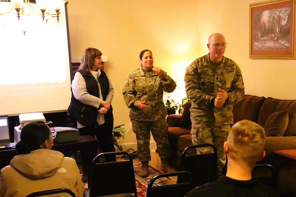 Fort McCoy holds November 2024 housing town hall meeting for installation residents