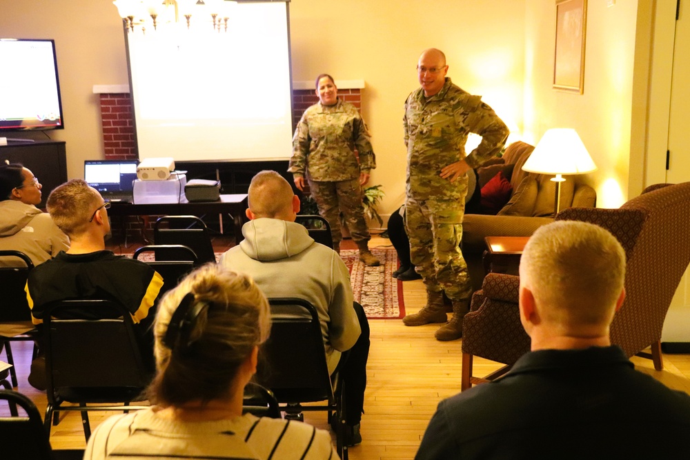 Fort McCoy holds November 2024 housing town hall meeting for installation residents