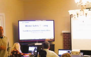 Installation safety manager offers winter safety tips during town hall meeting