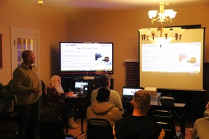 Fort McCoy Installation Safety Office manager discusses winter safety during November 2024 housing town hall, Part 1