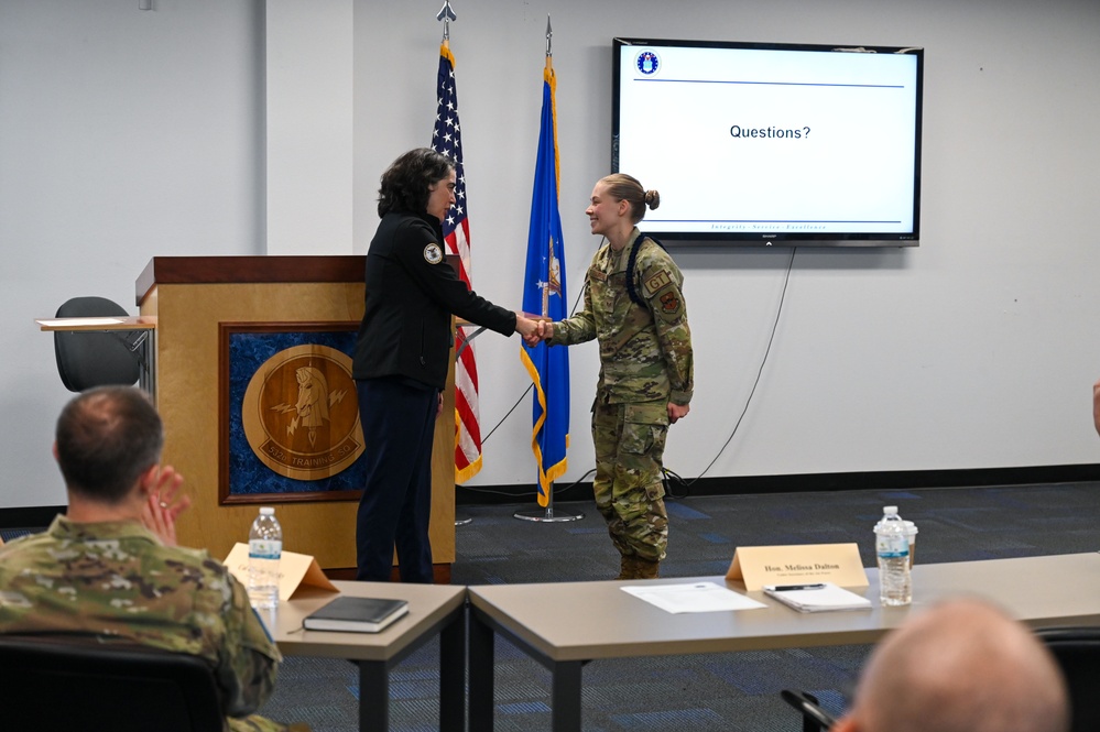 Under Secretary of the Air Force Visits Vandenberg