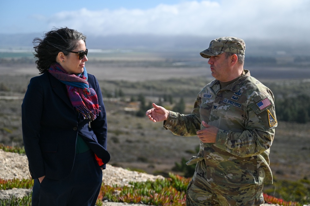 Under Secretary of the Air Force Visits Vandenberg