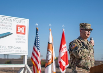 USACE joins Gila River Indian Community to break ground on solar-over-canal project