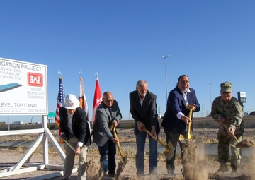 USACE joins Gila River Indian Community to break ground on solar-over-canal project
