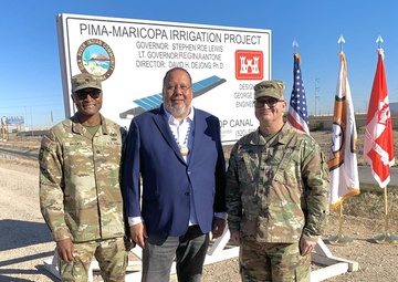 USACE joins Gila River Indian Community to break ground on solar-over-canal project
