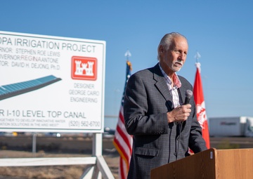 USACE joins Gila River Indian Community to break ground on solar-over-canal project