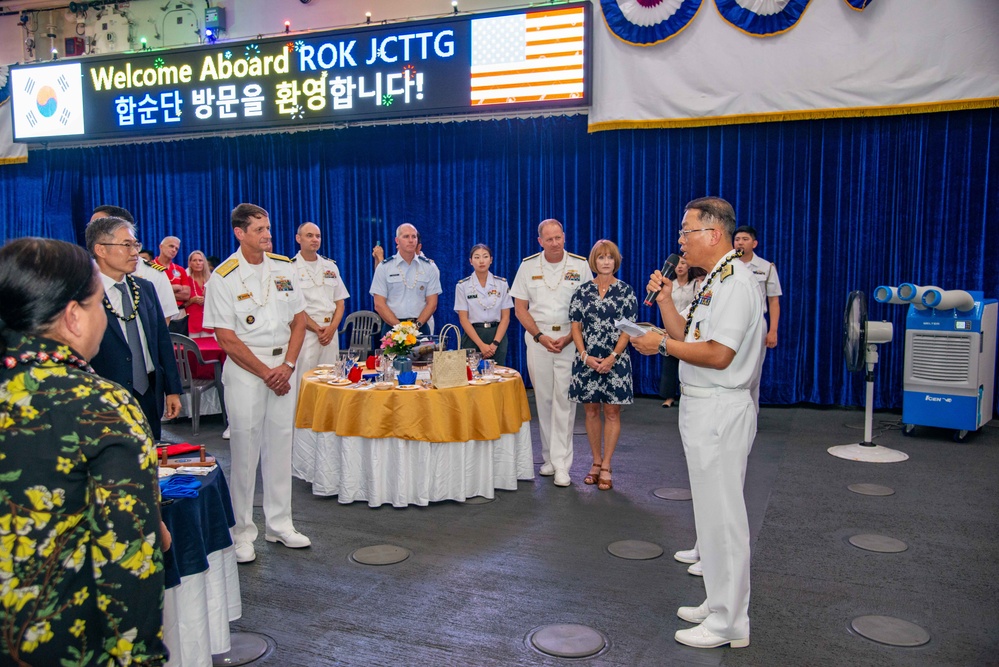 ROK Joint Cruise Training Task Group 2024 Hosts Reception on Guam