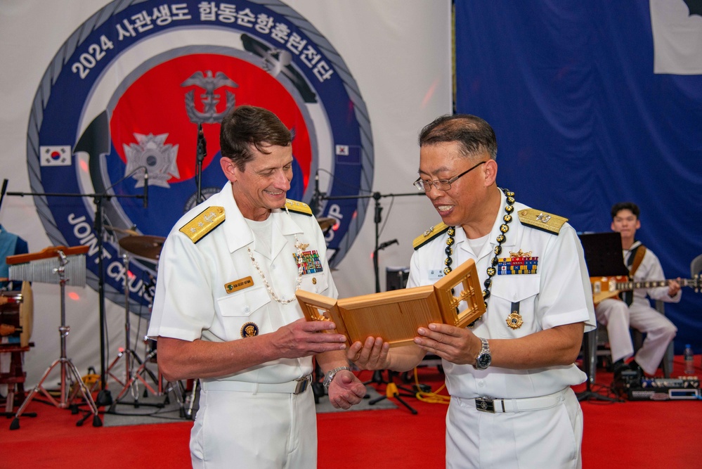 ROK Joint Cruise Training Task Group 2024 Hosts Reception on Guam