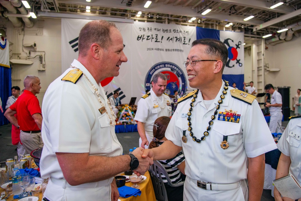 ROK Joint Cruise Training Task Group 2024 Hosts Reception on Guam