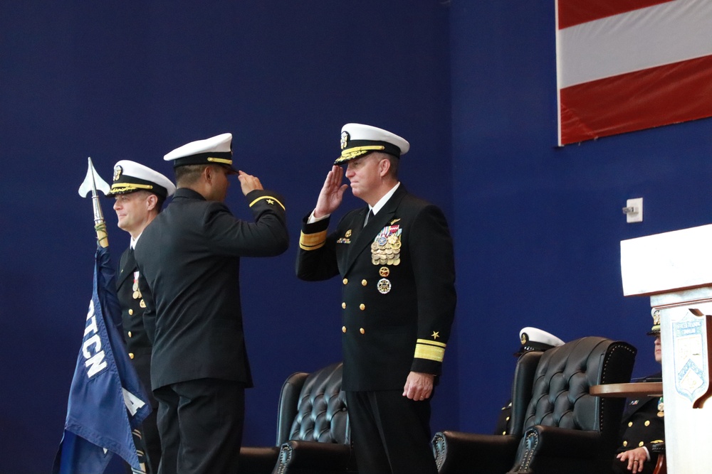 Graduation for Officer Development School (ODS) with Rear Admiral Jeffrey Czerewko, NETC