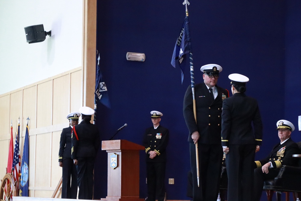 Graduation for Officer Development School (ODS) with Rear Admiral Jeffrey Czerewko, NETC