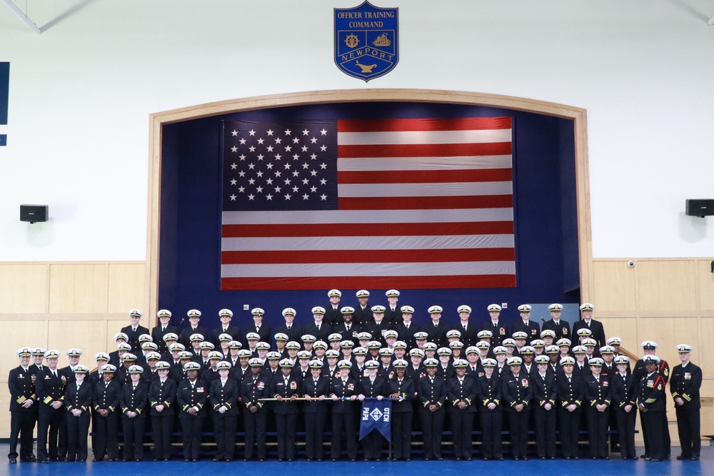 Graduation for Officer Development School (ODS) with Rear Admiral Jeffrey Czerewko, NETC