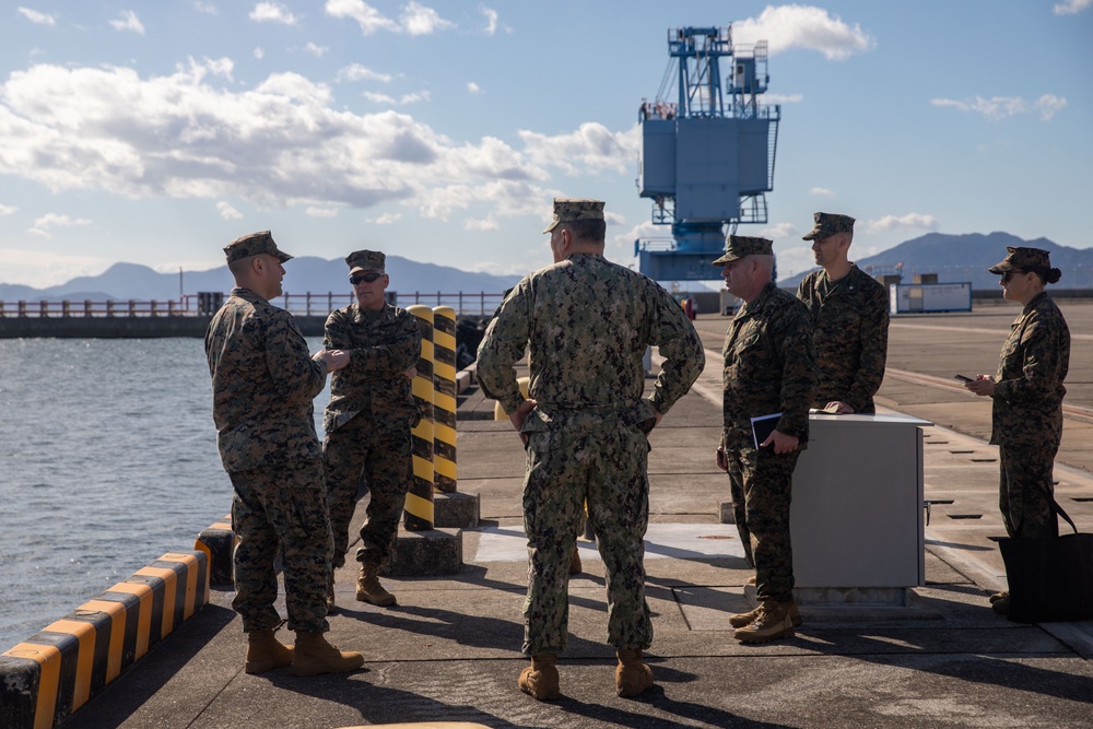 Deputy Commandant for Installations and Logistics Visits MCAS Iwakuni