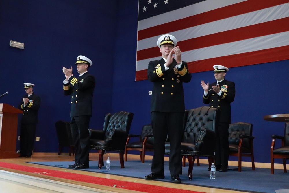 Graduation for Officer Development School (ODS) with Rear Admiral Jeffrey Czerewko, NETC