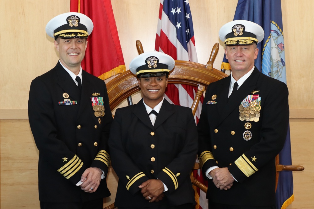 Graduation for Officer Development School (ODS) with Rear Admiral Jeffrey Czerewko, NETC