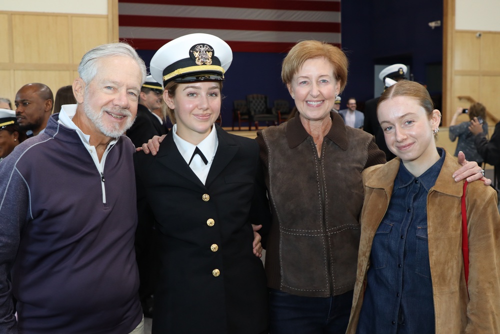 Graduation for Officer Development School (ODS) with Rear Admiral Jeffrey Czerewko, NETC