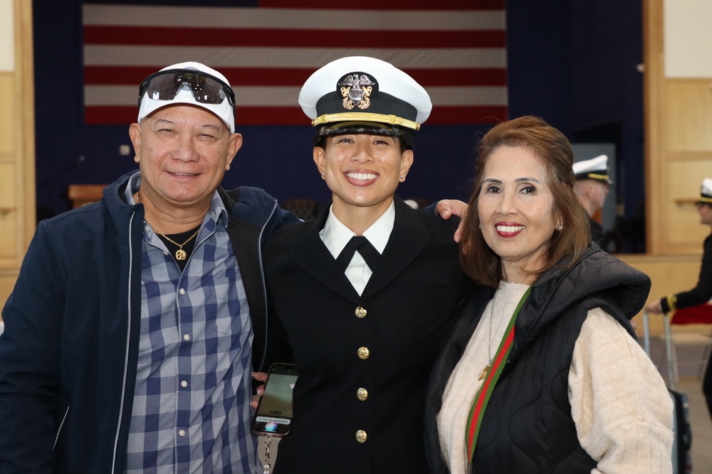 Graduation for Officer Development School (ODS) with Rear Admiral Jeffrey Czerewko, NETC