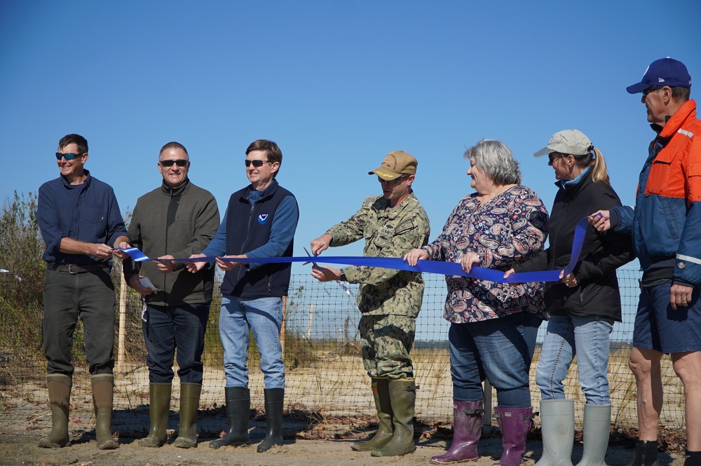 Penniman Spit restoration area onboard Cheatham Annex