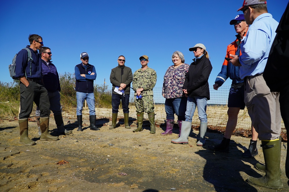 Penniman Spit restoration area onboard Cheatham Annex