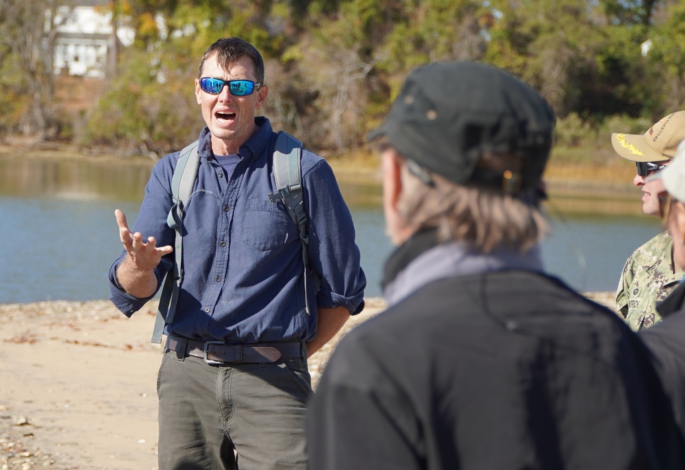 Penniman Spit restoration area onboard Cheatham Annex