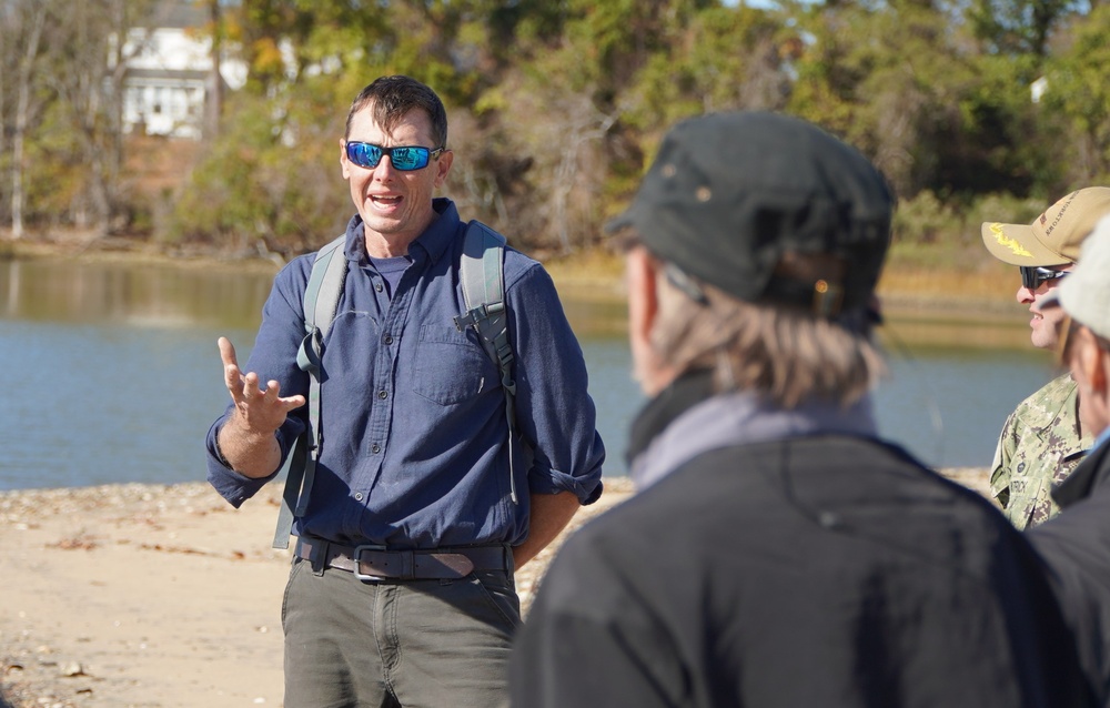 Penniman Spit restoration area onboard Cheatham Annex