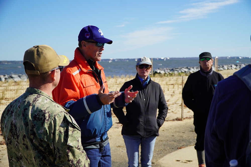Penniman Spit restoration area onboard Cheatham Annex