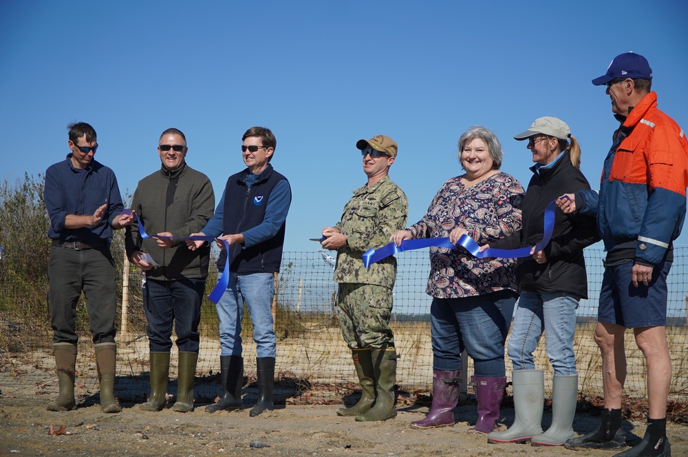 Penniman Spit restoration area onboard Cheatham Annex