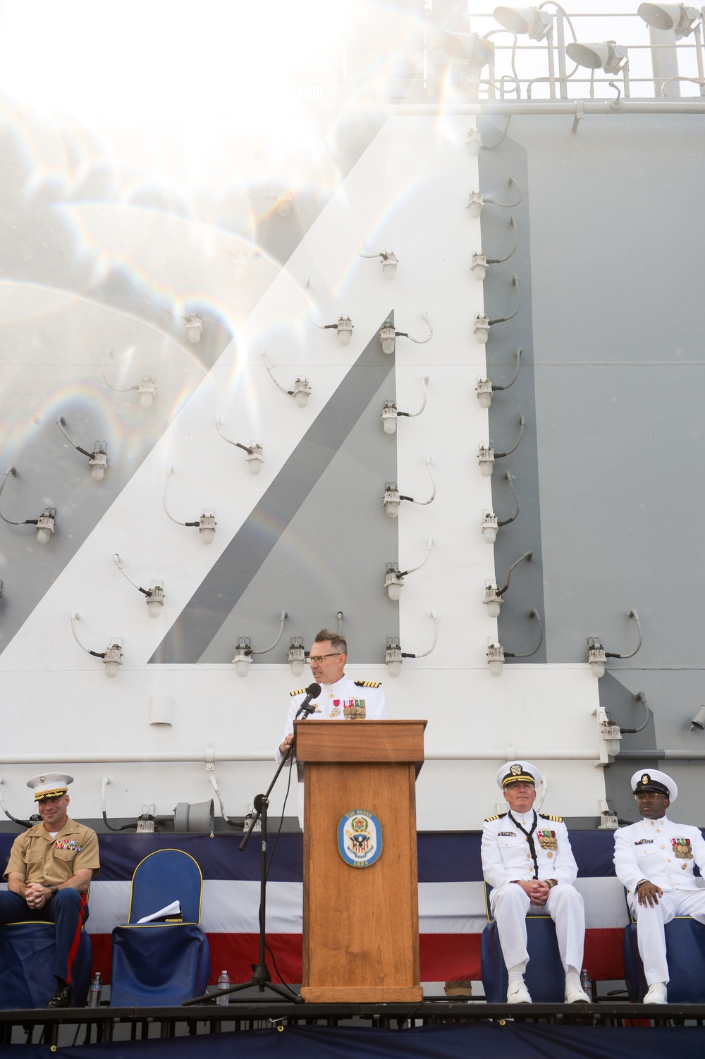 USS Boxer Change of Command