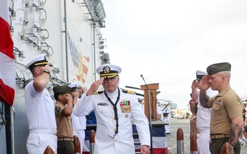 USS Boxer Change of Command