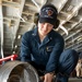 Nimitz Sailor Performs Tests a Ram Fan