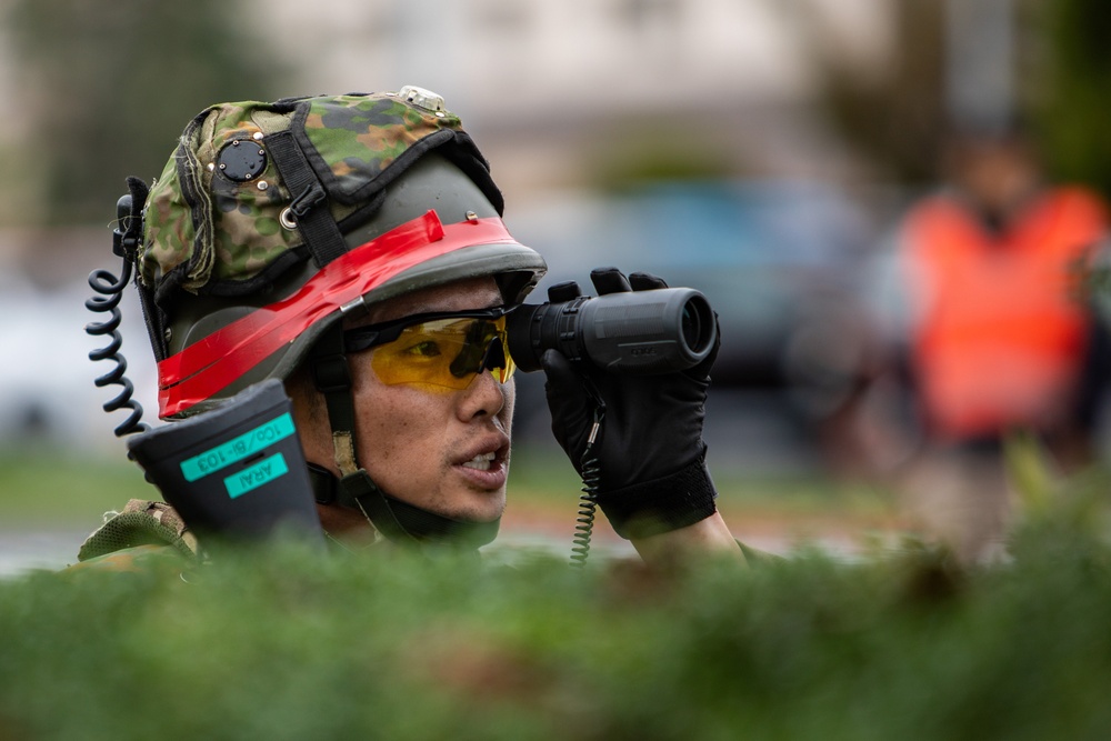 Keen Sword 25: Japan Ground Self-Defense Force members stage simulated attack
