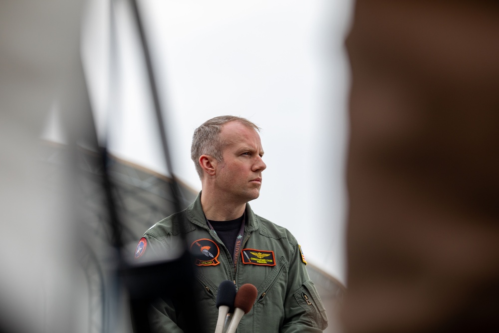 CVW-5 pilots return to Marine Corps Air Station Iwakuni