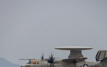 Carrier Air Wing Aircraft returns to Marine Corps Air Station Iwakuni