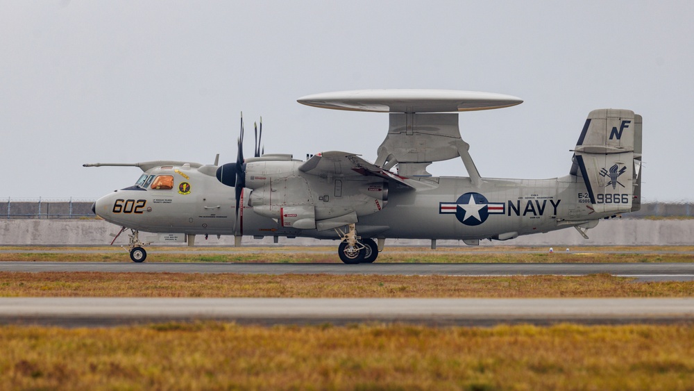 Carrier Air Wing Aircraft returns to Marine Corps Air Station Iwakuni