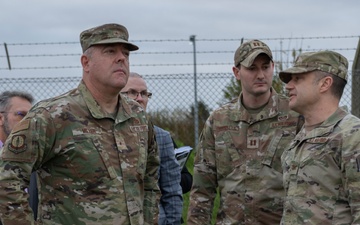 Brig. Gen. Patrick Miller visits RAF Mildenhall