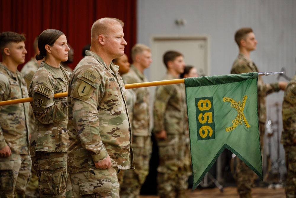 856th Military Police Company transfers authority to 1175th Military Police Company