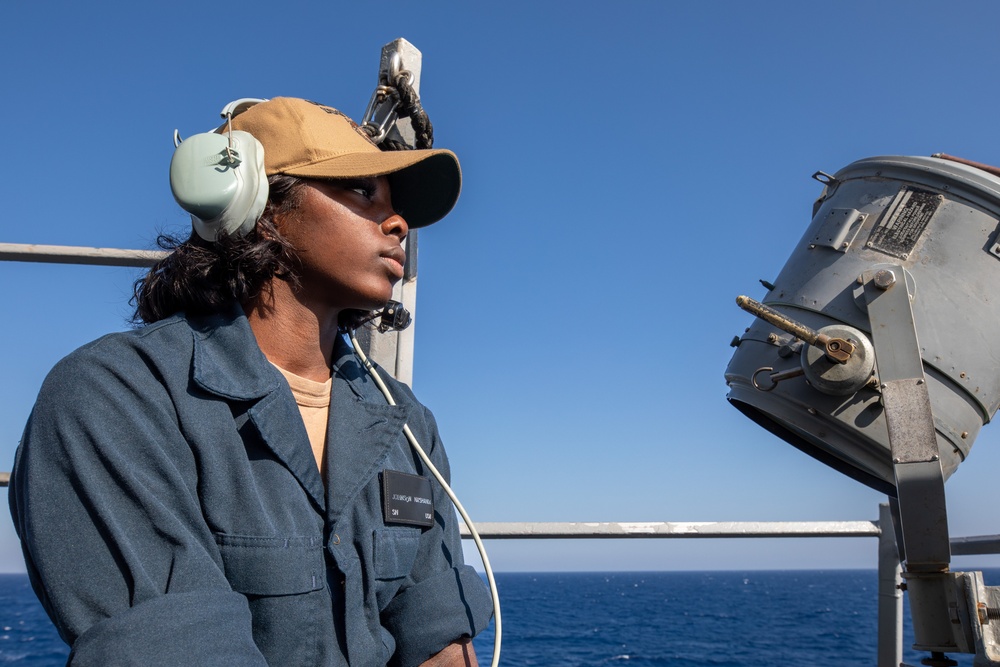 Fresh Water Wash Down Aboard the USS Cole