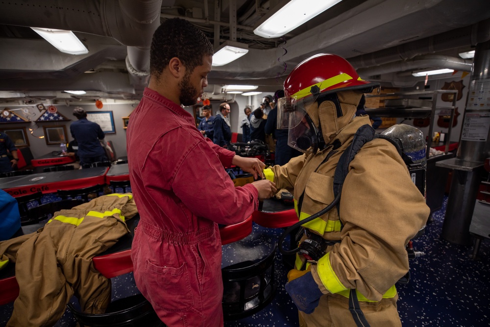 DCCT Drill Aboard the USS Cole