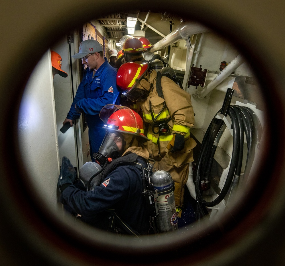 DCCT Drill Aboard the USS Cole